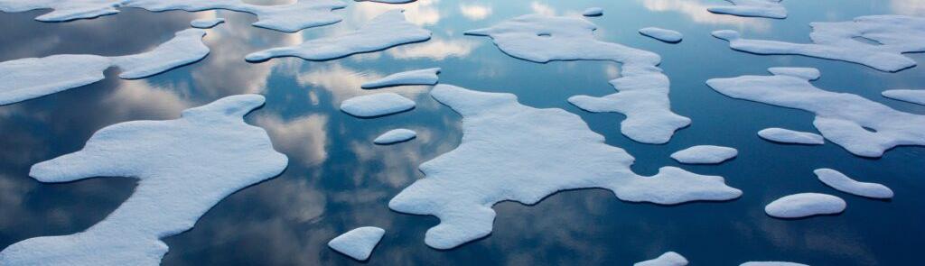 hielo derretiendo