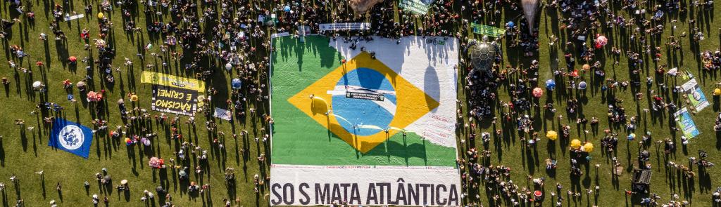 sos mata atlantica protesto ambiental brasil foto midia ninja